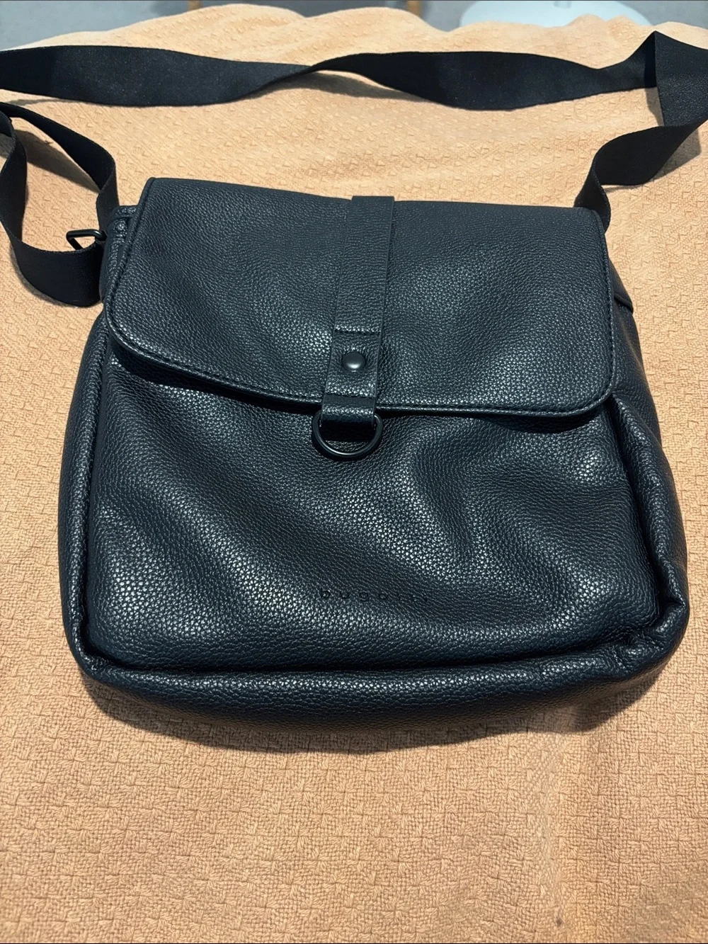 Men’s Bugatti black crossbody bag